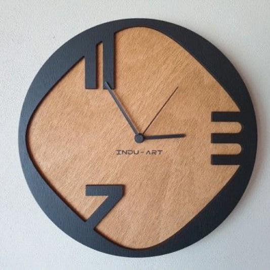 Unique Design Wall Clock – Modern Artistic Wooden Wall Décor Clock