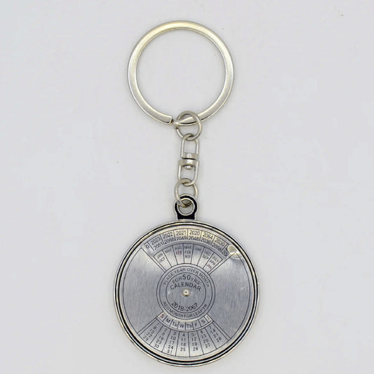 Round Silver Dial Keychain | Elegant Corporate Giveaway