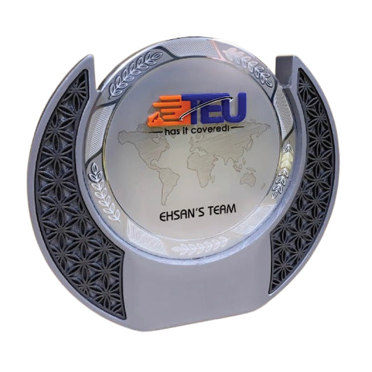 Multi-Color Office Trophy – Custom Engraved Corporate Achievement Award