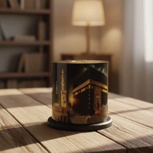 Khana Kaaba Wooden Saving Box – Islamic Money Bank for Hajj & Umrah Savings