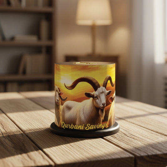 Eid ul Adha Wooden Saving Box – Islamic Money Bank for Qurbani & Charity