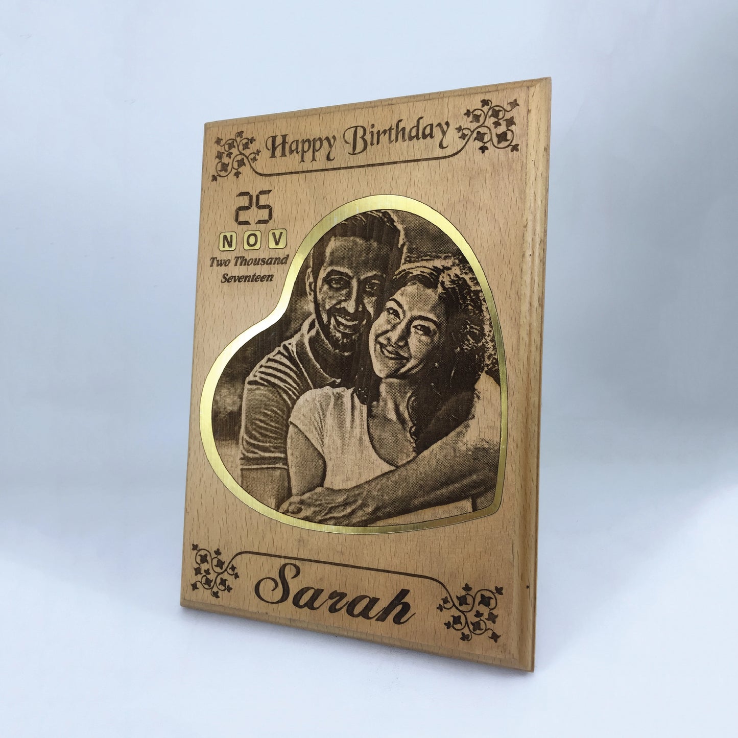 All Style Engraving on Wooden Frame | Custom Laser Engraved Gift & Décor