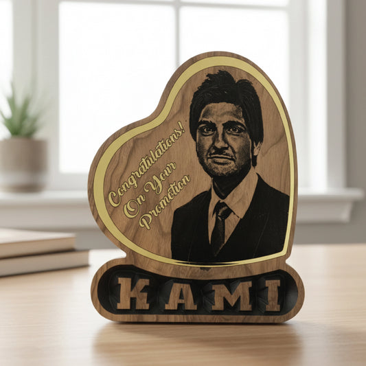 Personalized Image Printing with Name | Custom Wooden or Acrylic Gift Frame