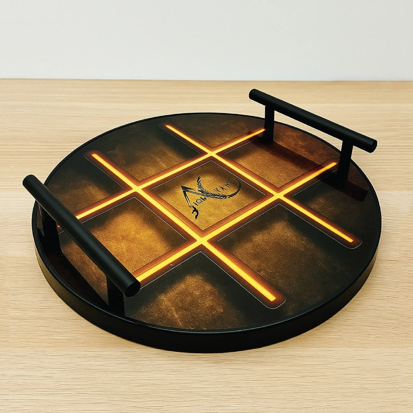 Round Tic Tac Serve Tray