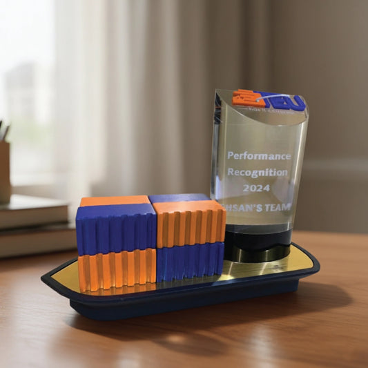 Nautical Excellence Acrylic Container Ship Award