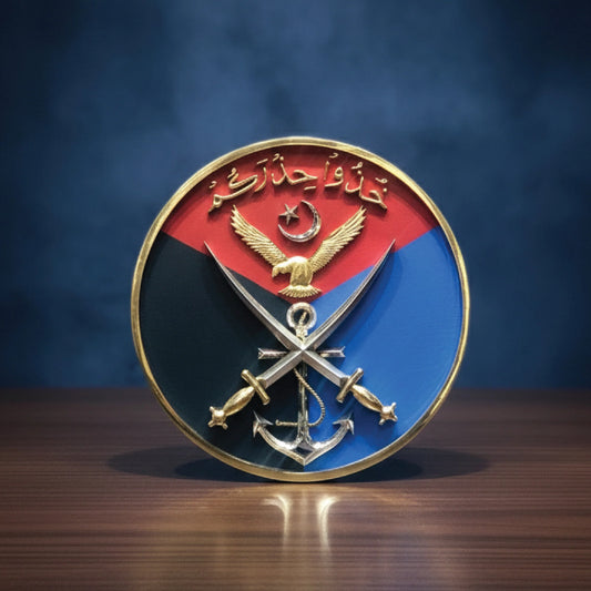 RGB Round 3D Customized Logo – Imported Brass with Gloss Shine Finish