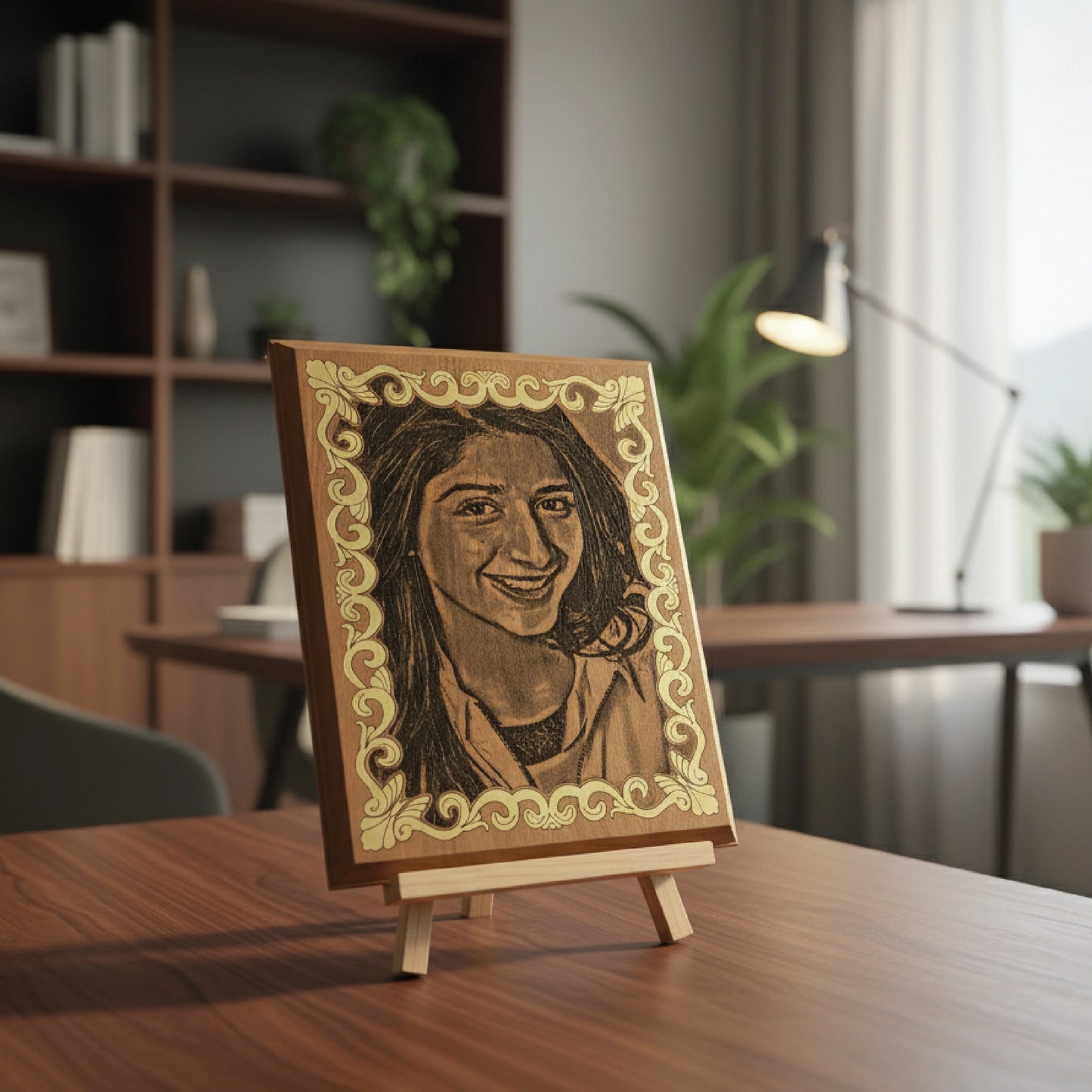 All Style Engraving on Wooden Frame | Custom Laser Engraved Gift & Décor