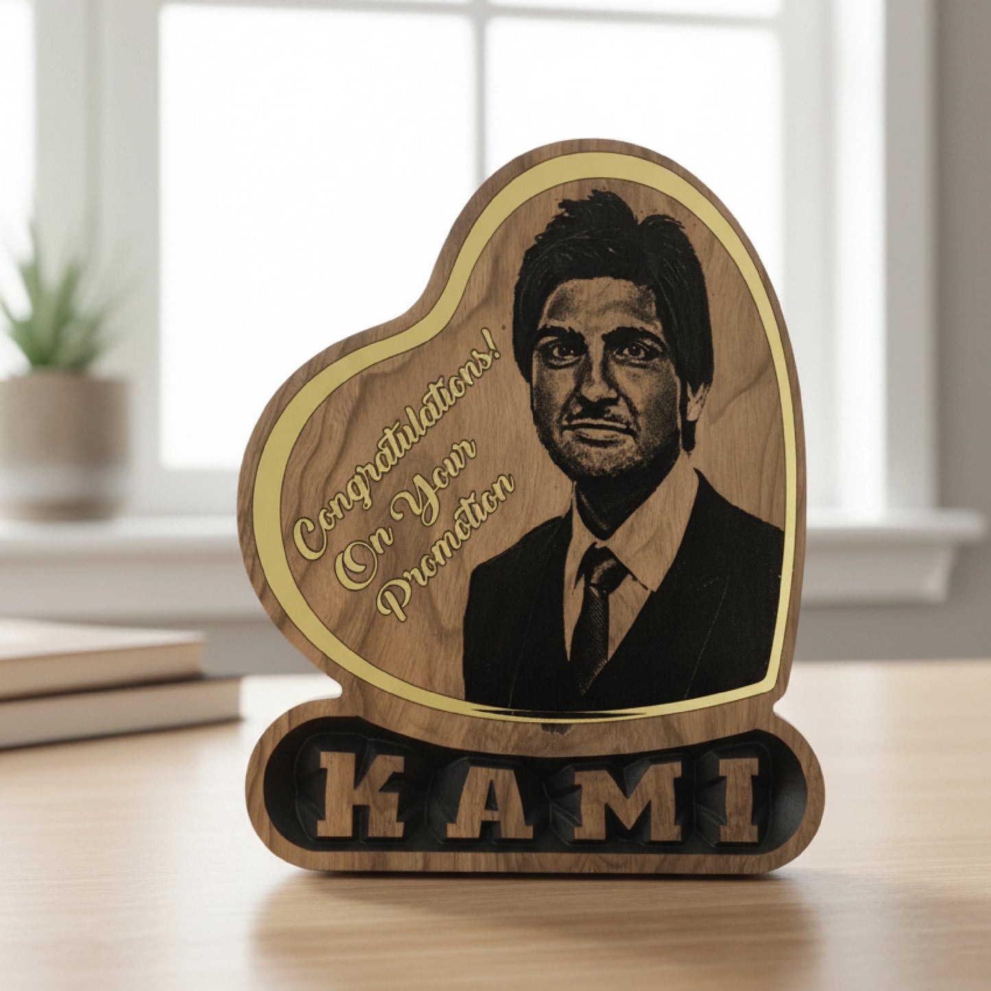 Personalized Image Printing with Name | Custom Wooden or Acrylic Gift Frame