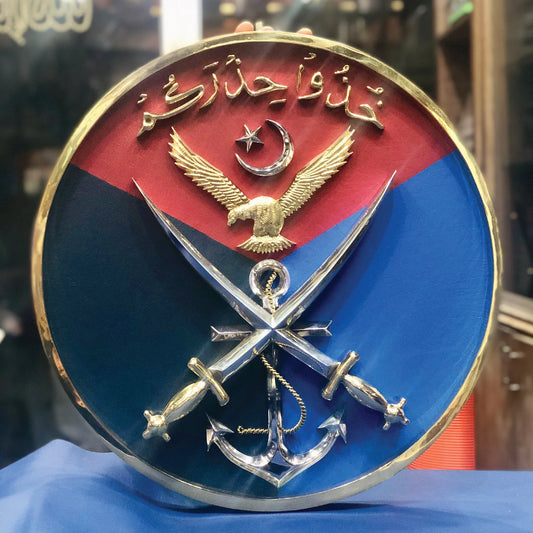 RGB Round 3D Customized Logo – Imported Brass with Gloss Shine Finish