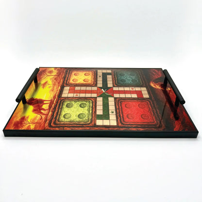 Square Ludo Serve Tray