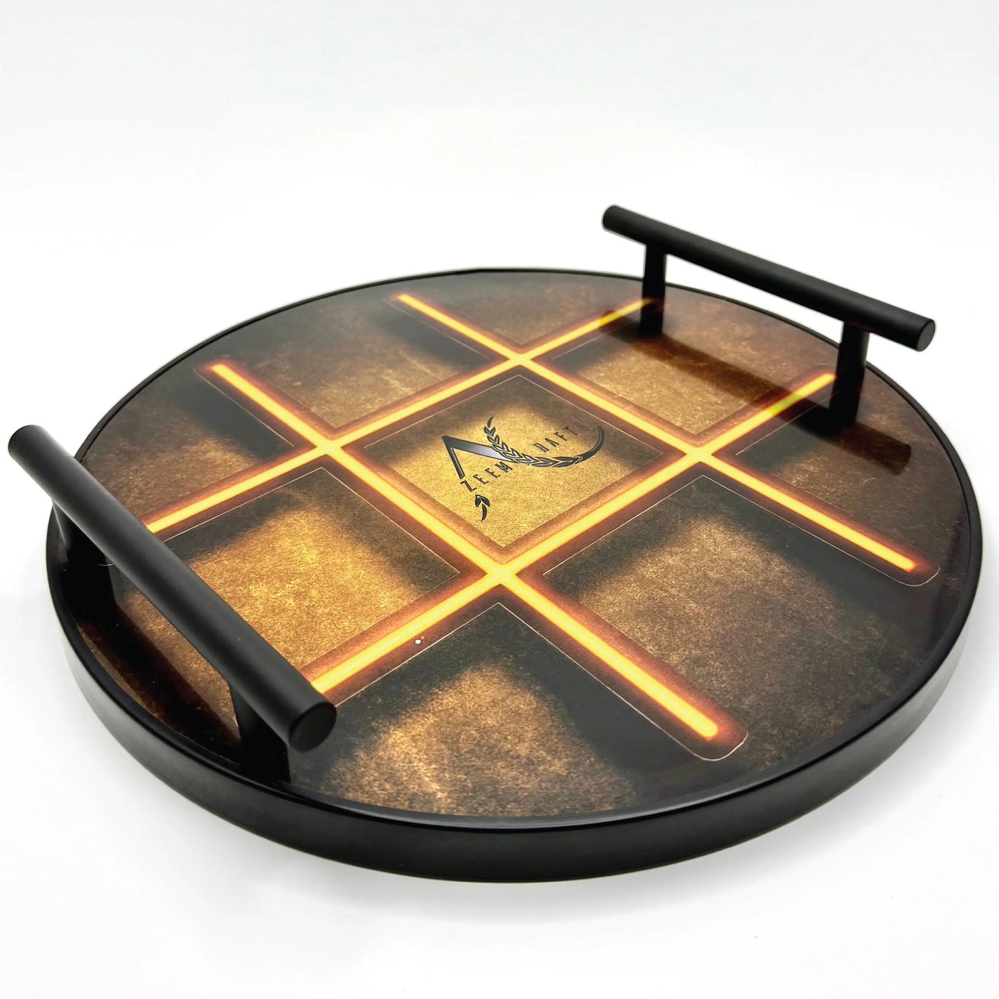 Round Tic Tac Serve Tray