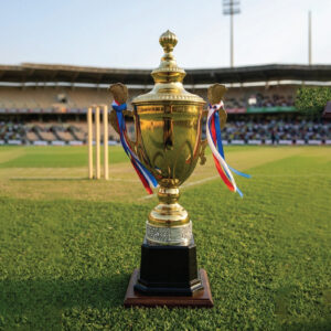 Gold Stellar Flame Corporate Award – Premium Innovation & Achievement Trophy with Black Pedestal Base