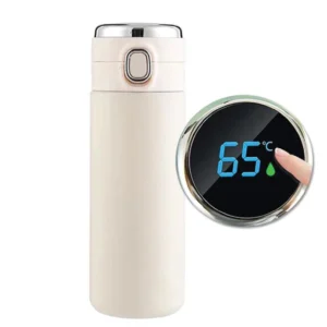 Smart Temperature Display Water Bottles – LED Touch Stainless Steel | Modern Corporate Giveaway