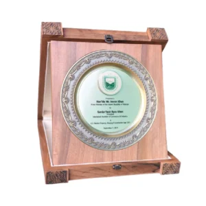 Premium Wooden Award Trophy Elegant Corporate & Event Recognition Trophy