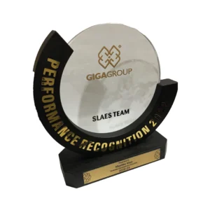 Premium Wooden Award Trophy Elegant Corporate & Event Recognition Trophy