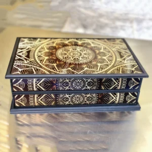 Wooden Office Quran Pak Table – Elegant Holy Quran Stand for Desk Use