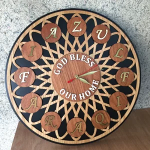 Round Custom Acrylic Wooden Gift – Personalized Engraved Decorative Gift for Special Occasions