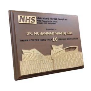 Premium Wooden Award Trophy Elegant Corporate & Event Recognition Trophy