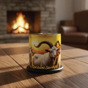 Eid ul Adha Wooden Saving Box – Islamic Money Bank for Qurbani & Charity