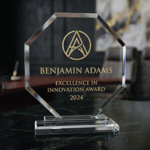 Prism Arch Crystal Excellence Award – Premium Executive Glass Trophy