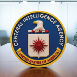 Military Intelligence Section 6 (MI6) 3D Wooden Wall Plaque – Custom Intelligence Service Emblem